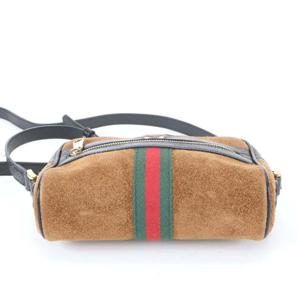 GUCCI Black Leather Shoulder Bag - Picture 5 of 9